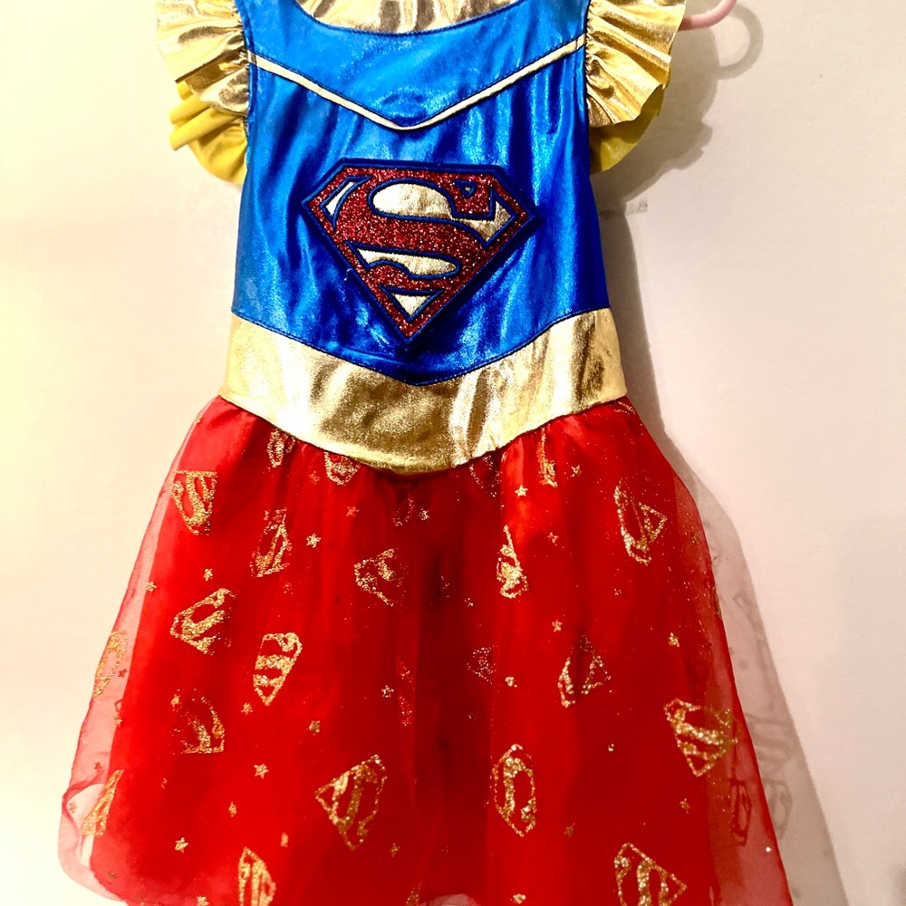 Superhero Kids Costume - Blue, Red, and Gold